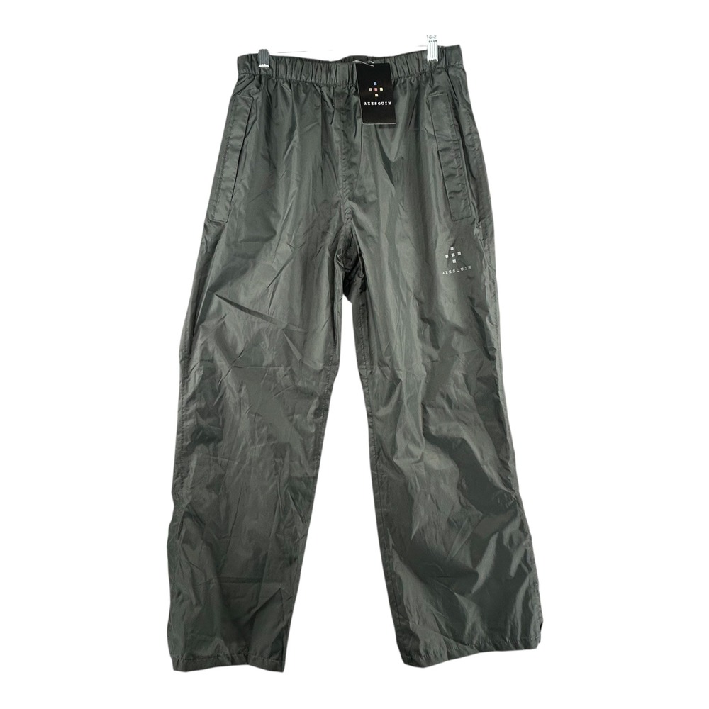 AXESQUIN Waterproof Trousers Womens Large Lightweight Breathable‎ Rain Charcoal